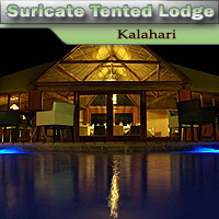 Suricate Kalahari Tented Lodge - Intu Africa Game Reserve - Kalahari Desert
